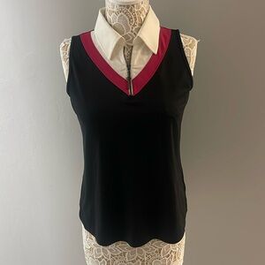 Ladies Belyn Key Chevron Sleeveless Golf Shirt